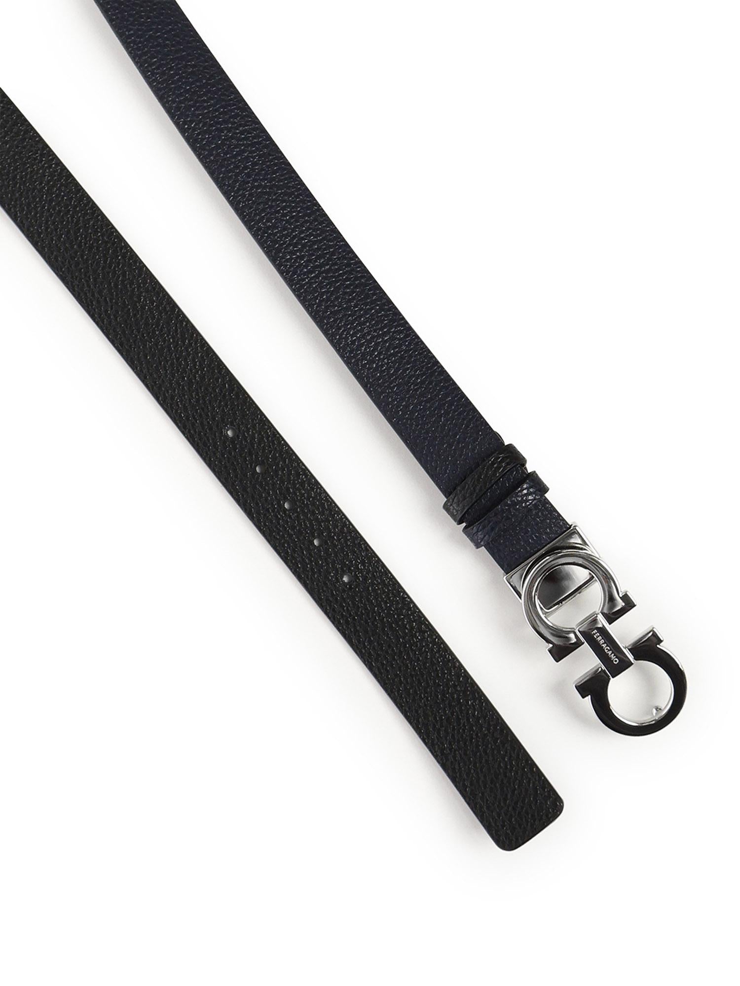 Cintura Gancini in pelle 23A565 674261518 FERRAGAMO