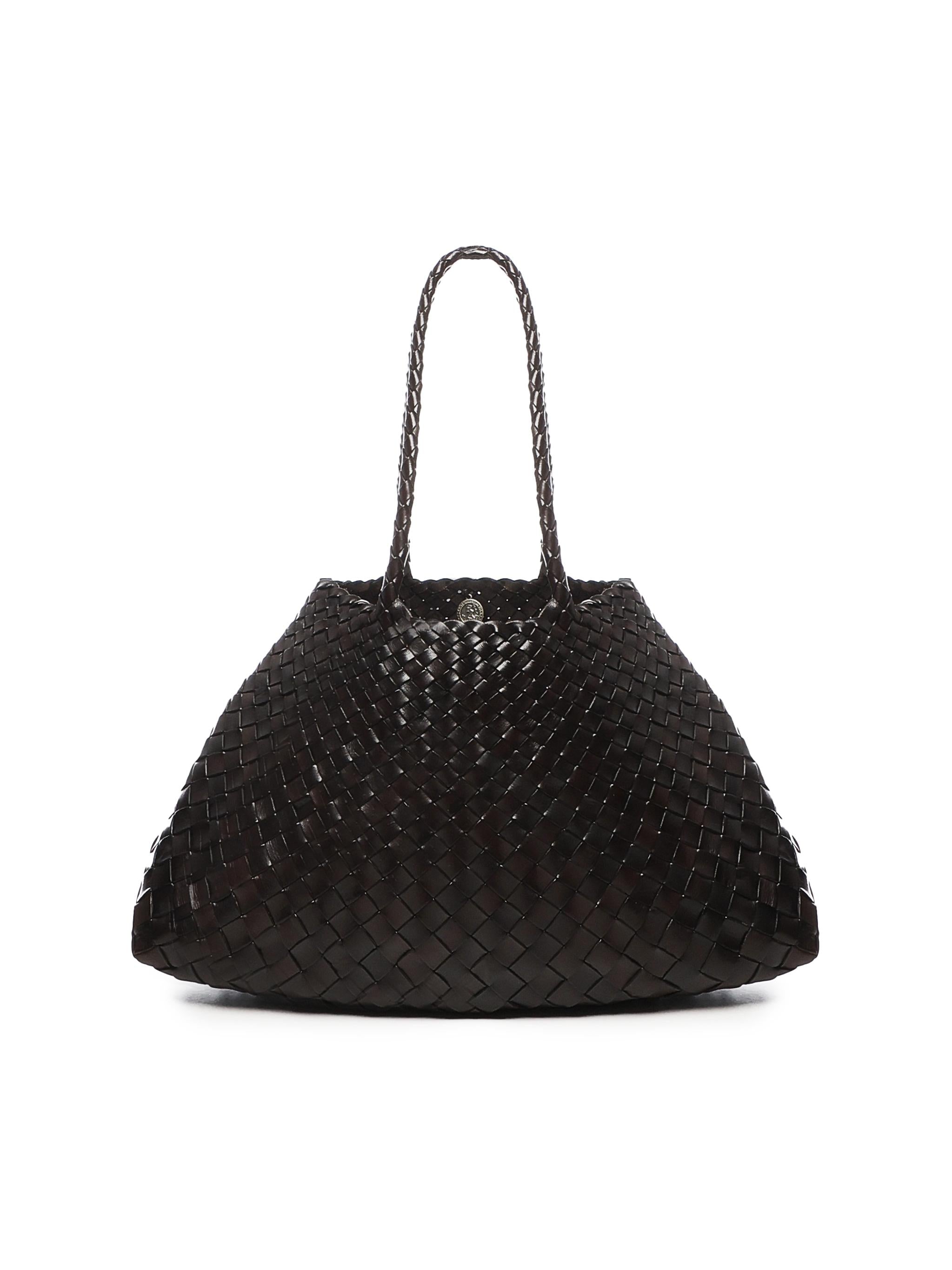 Borsa santa croce big 8892 DARK BROWN DRAGON DIFFUSION
