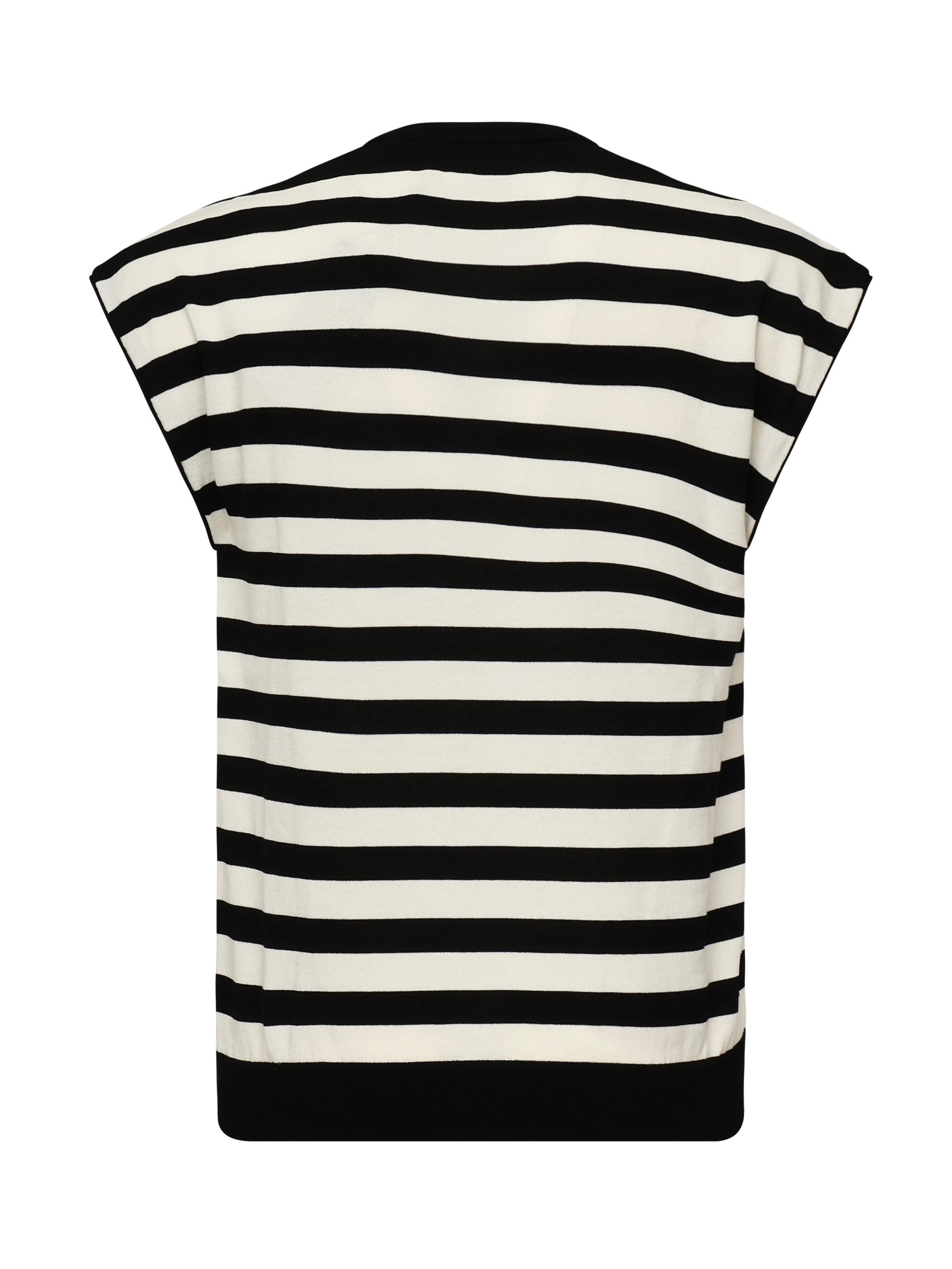 t-shirt kimono in maglia a righe GXX99T JBCG2W1001 DOLCE & GABBANA