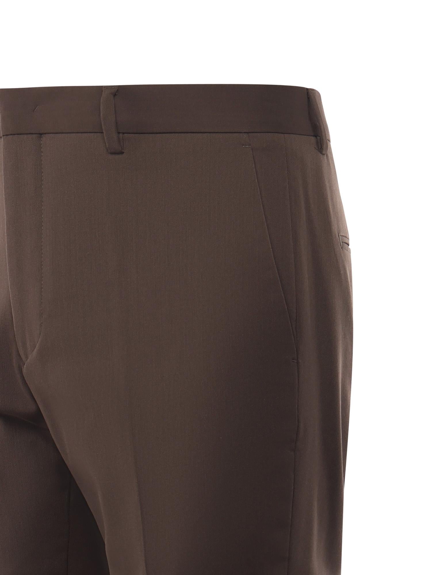 Pantaloni sartoriali in gabardine di misto lana<BR/> ALEXANDER SHORTER RISV MLRMORO BEABLE