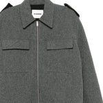 Camicia strutturata in lana J22DL0244 J20210026 JIL SANDER