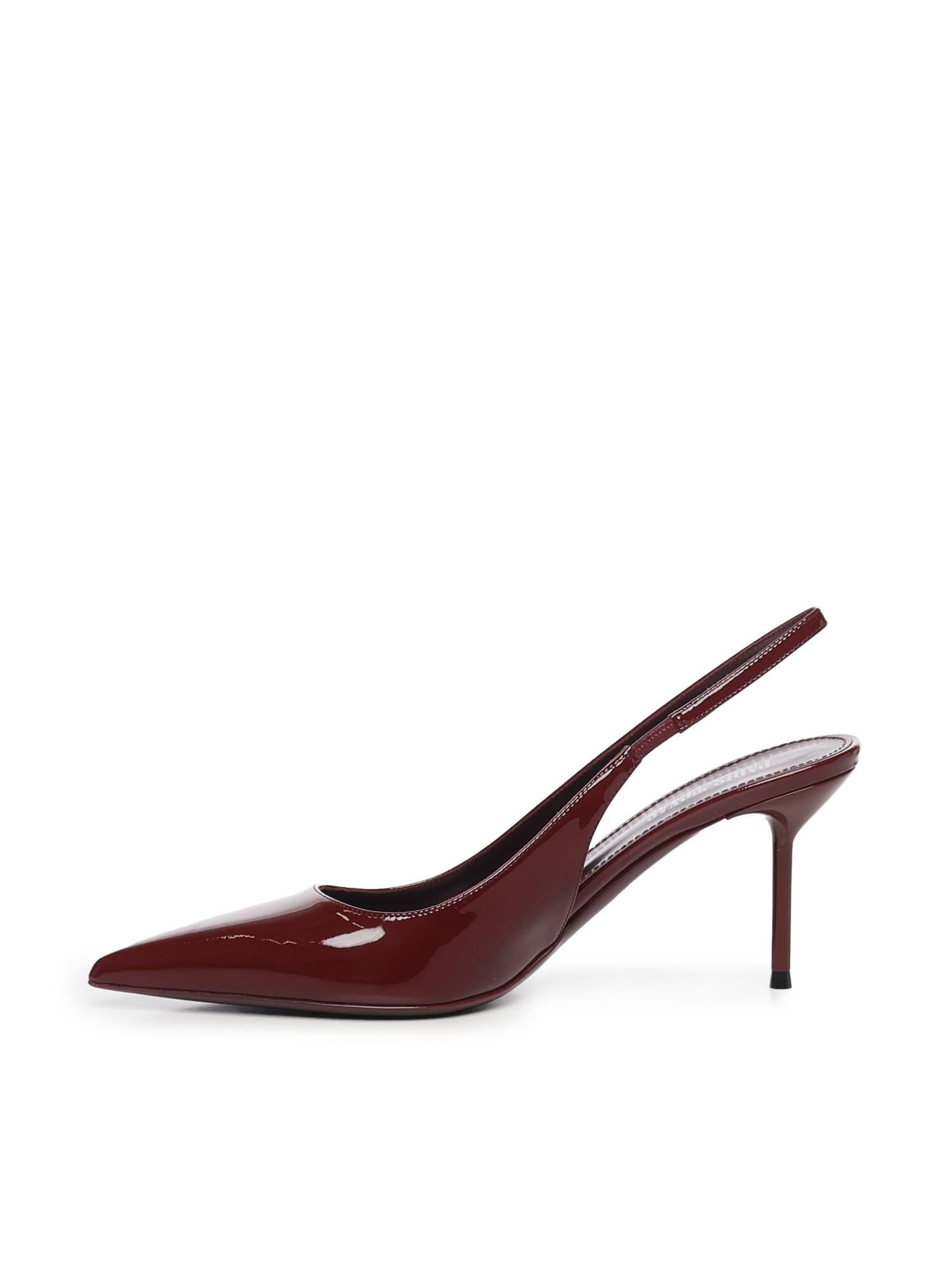 Slingback Lidia in vernice PX1635XVN01 ROUGE NOIR PARIS TEXAS