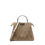 Borsa Peekaboo Small FF jacquard 8BN327 AT14F0EMR FENDI