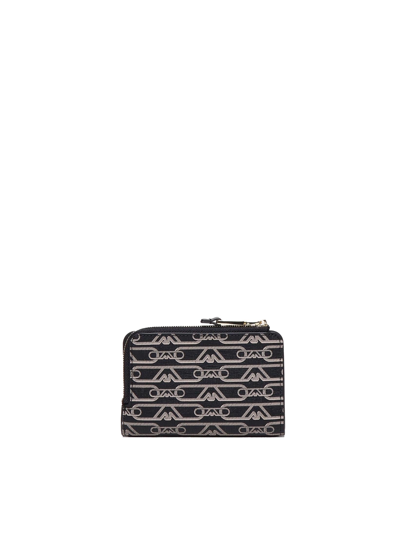 Portafoglio zip around in tessuto con logo jacquard EW000369 AF11951FC033 EMPORIO ARMANI
