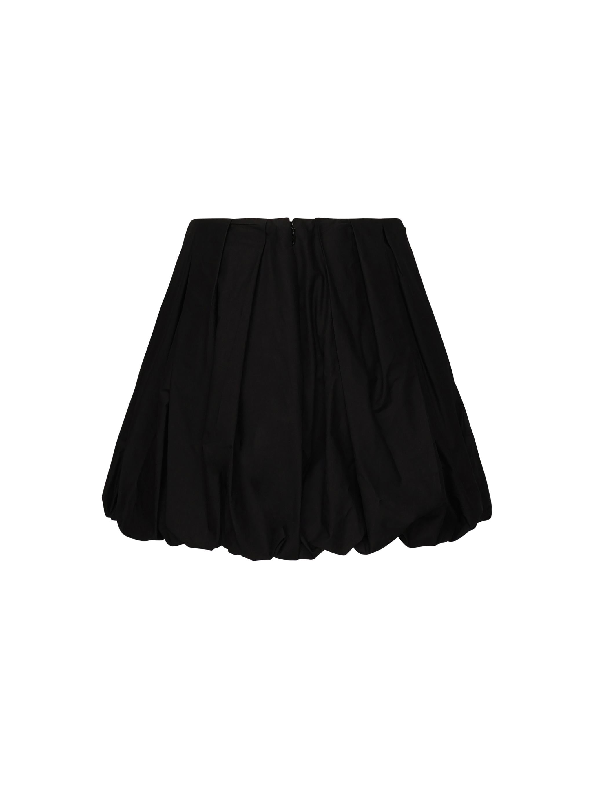 Minigonna balloon in popeline 105183 A2LDZ99 PINKO