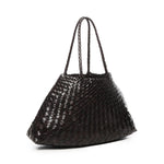 Borsa santa croce big 8892 DARK BROWN DRAGON DIFFUSION