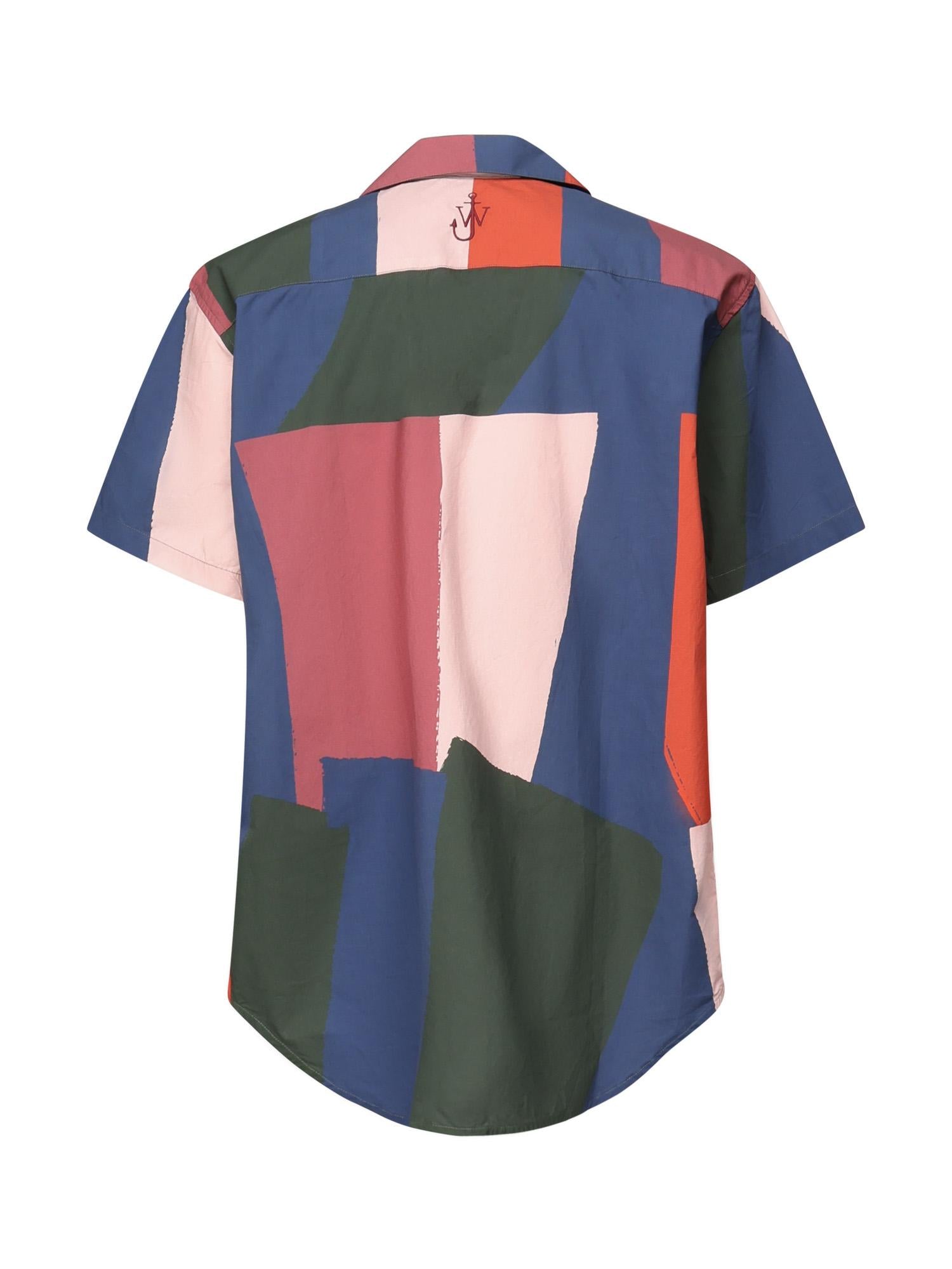 Camicia con stampa in cotone SH0348 PG1727000 JW ANDERSON