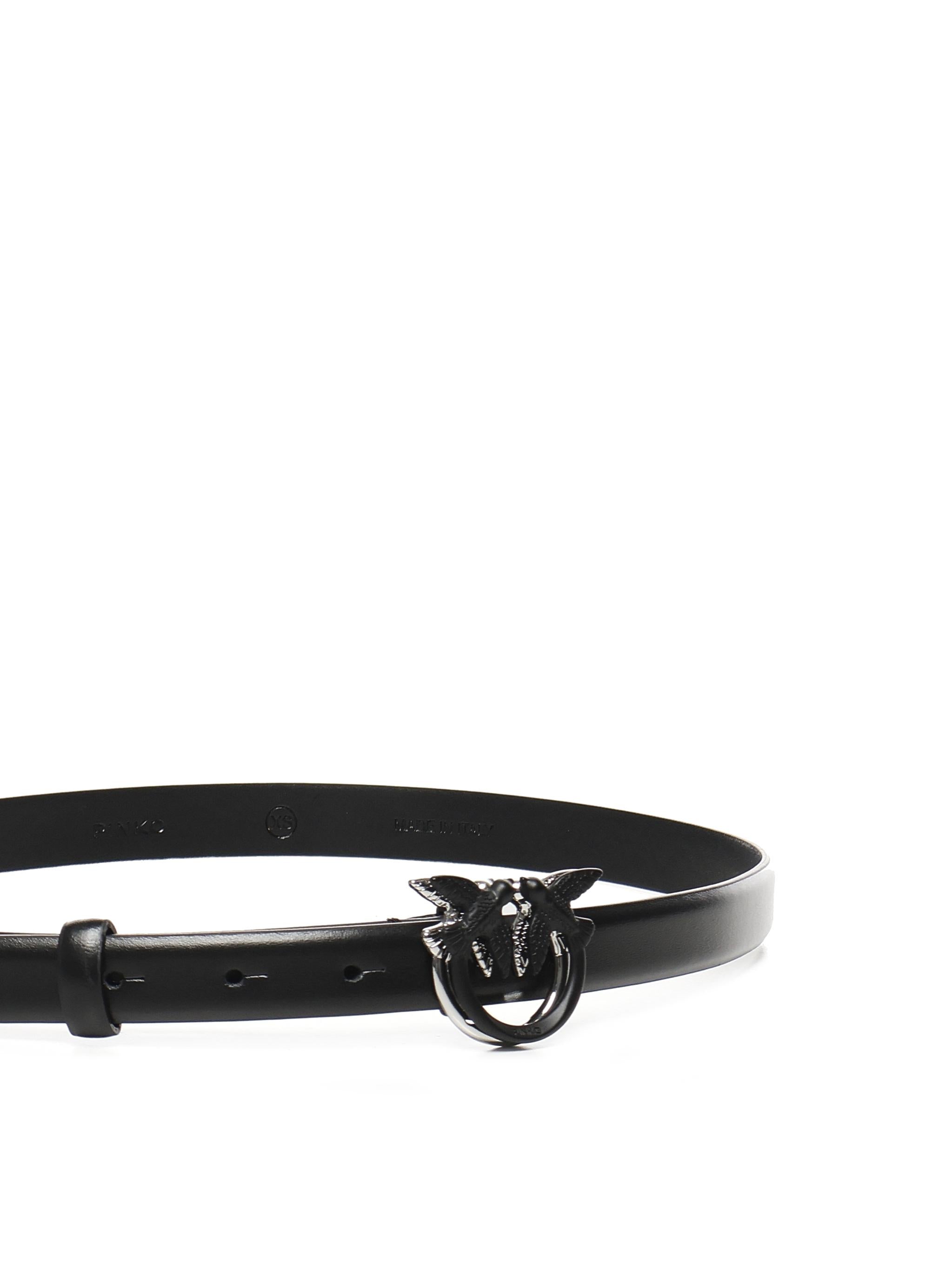 Cintura Love Birds in pelle 100143 Y5B4Z99O PINKO