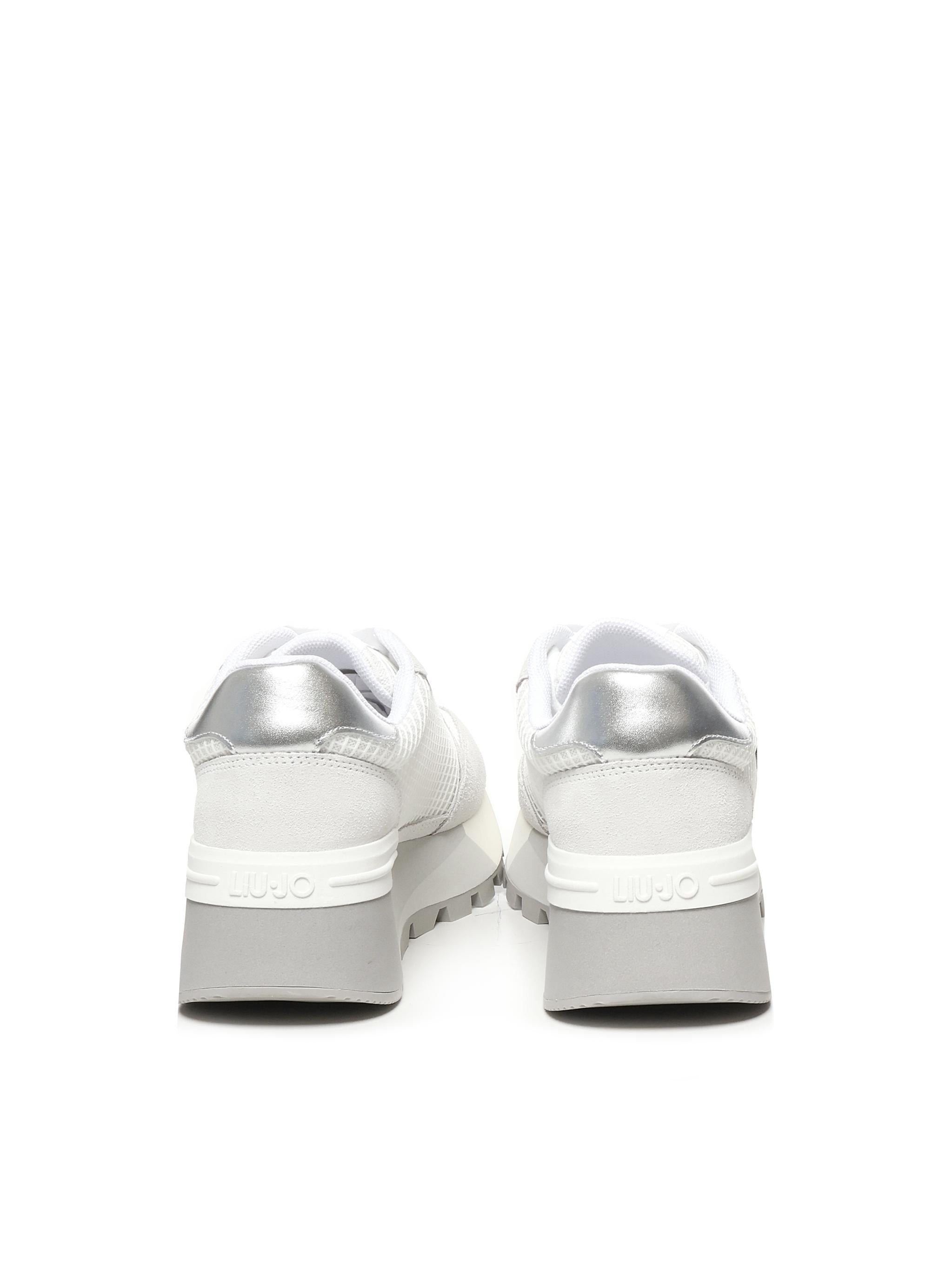 Sneakers platform in suede e mesh BA5049PX02704370 LIU JO