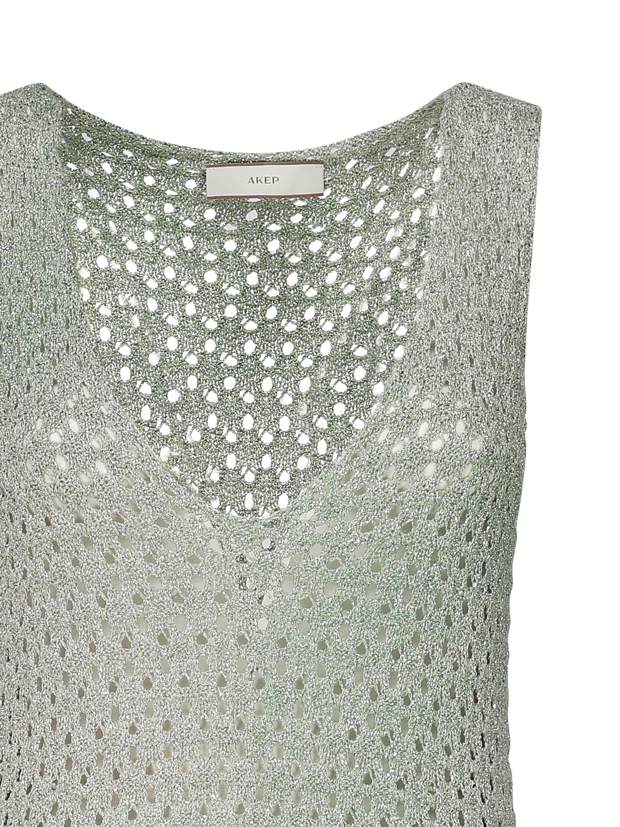 Abito lungo in lurex metallizzato VSKD09081 INSPIRED BY AKEP
