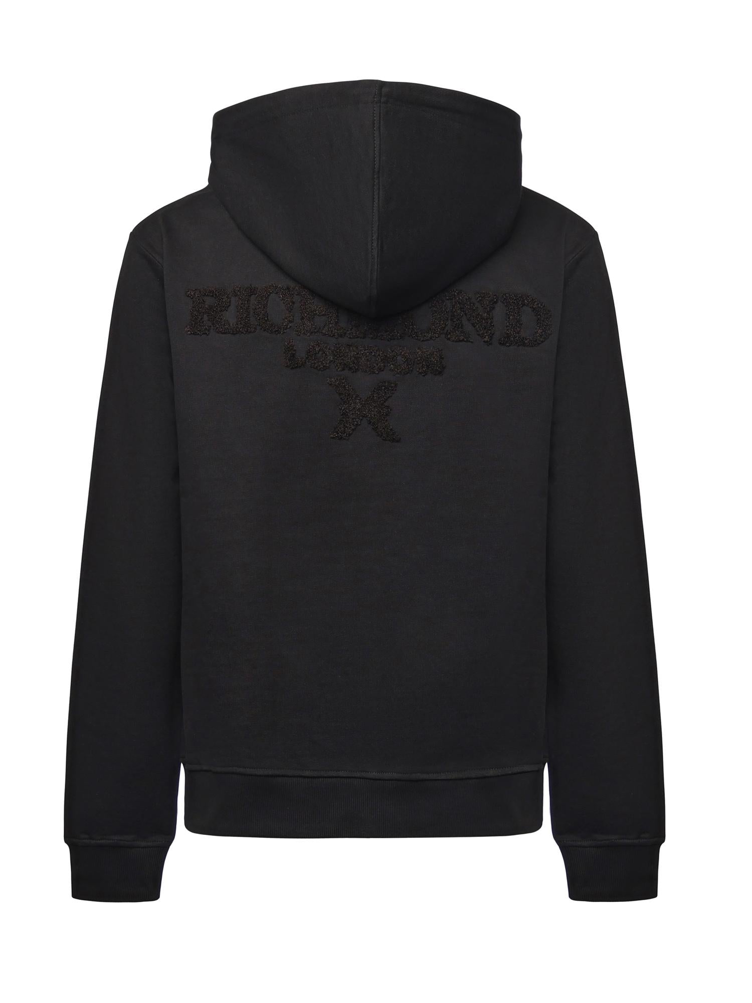Felpa con zip e logo UMA25004FE ALLOY RICHMOND X