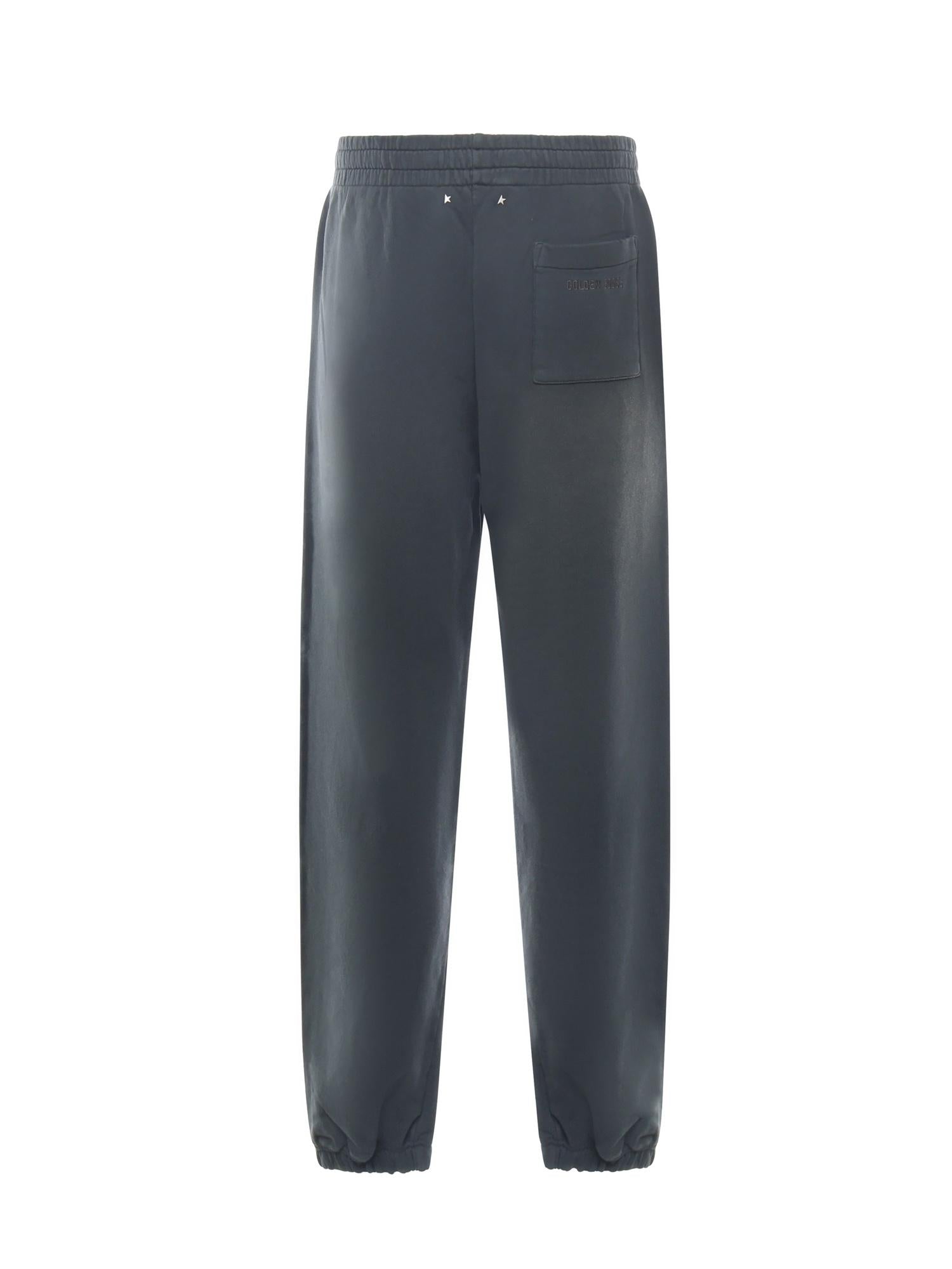 Pantalone jogging in cotone GUP02205 P00214790498 GOLDEN GOOSE