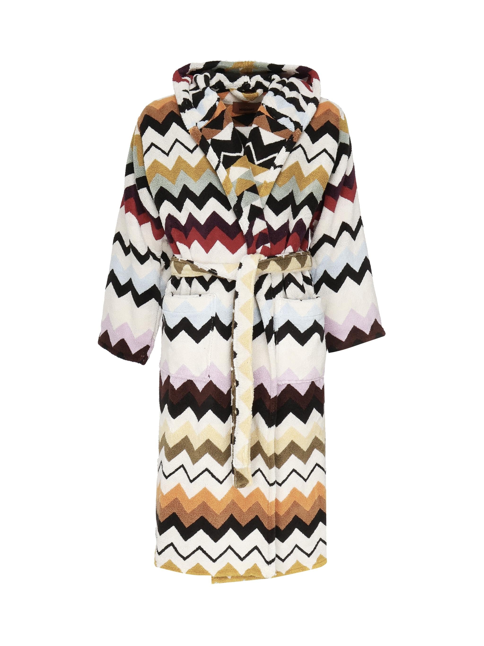 Accappatoio con cappuccio Murrina 1E3AC99101 100 MISSONI HOME