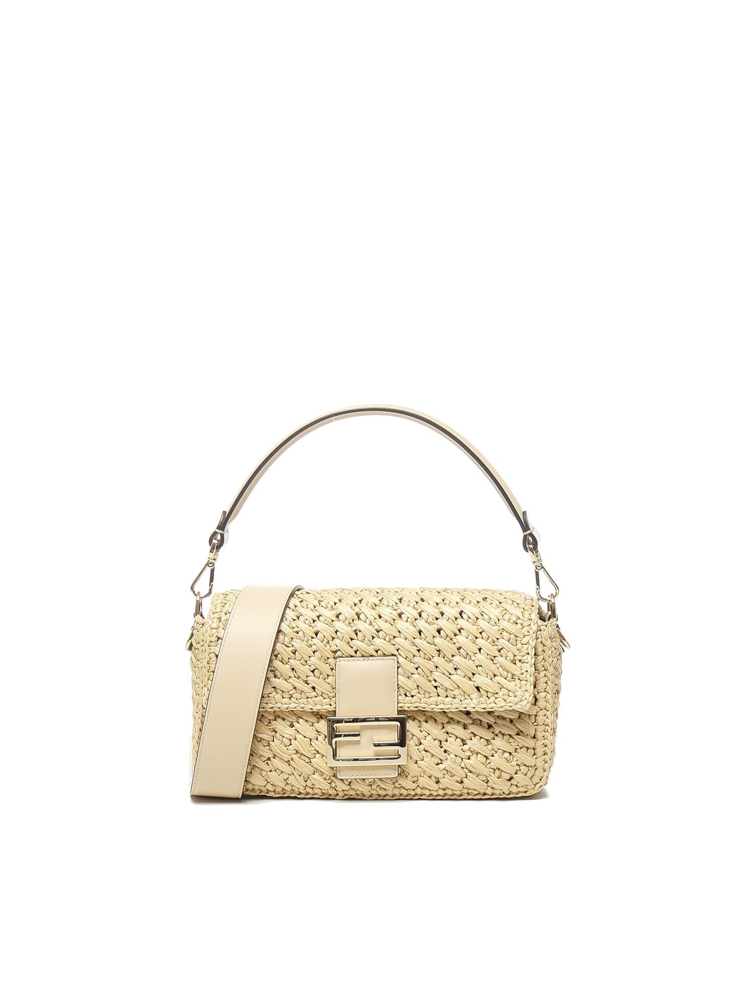 Borsa Baguette in fibra di viscosa crochet 8BR600 AV26F1PIY FENDI