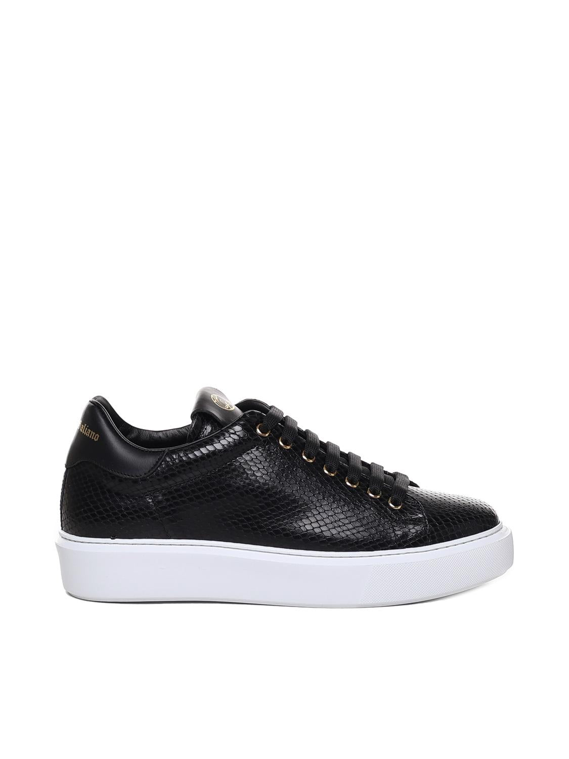 Sneakers in stampa pitone FIRE 3 PYTHONBLACK GIULIANO GALIANO
