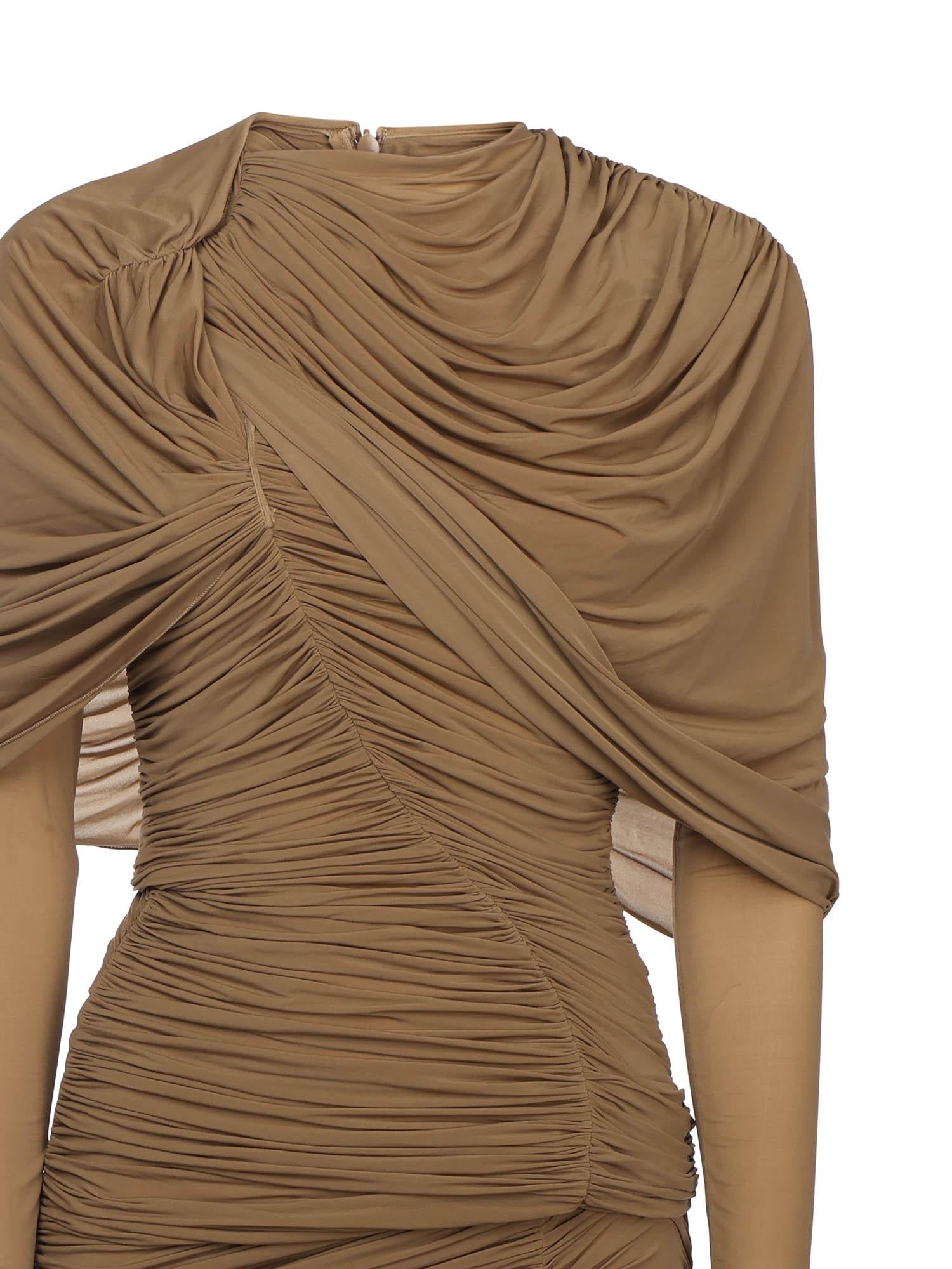 Abito midi drappeggiato 3287250000029 MAGDA BUTRYM
