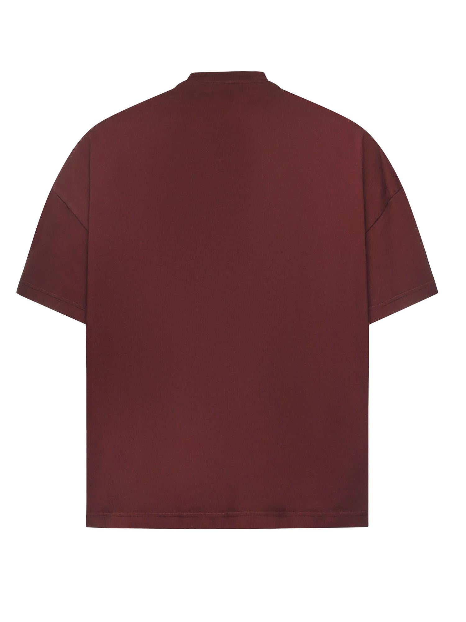 T-shirt in cotone con logo TS002002 RED BONSAI