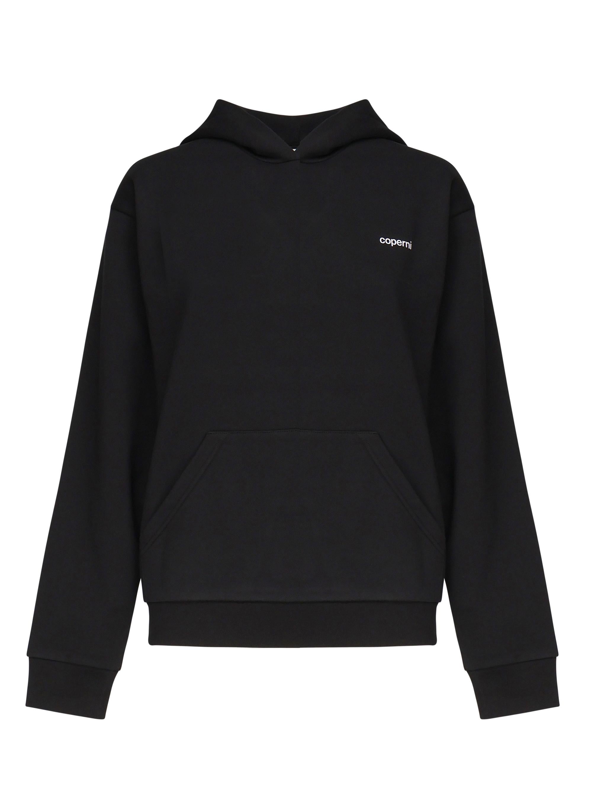 Hoodie in misto cotone COPJS15523 BLACK COPERNI