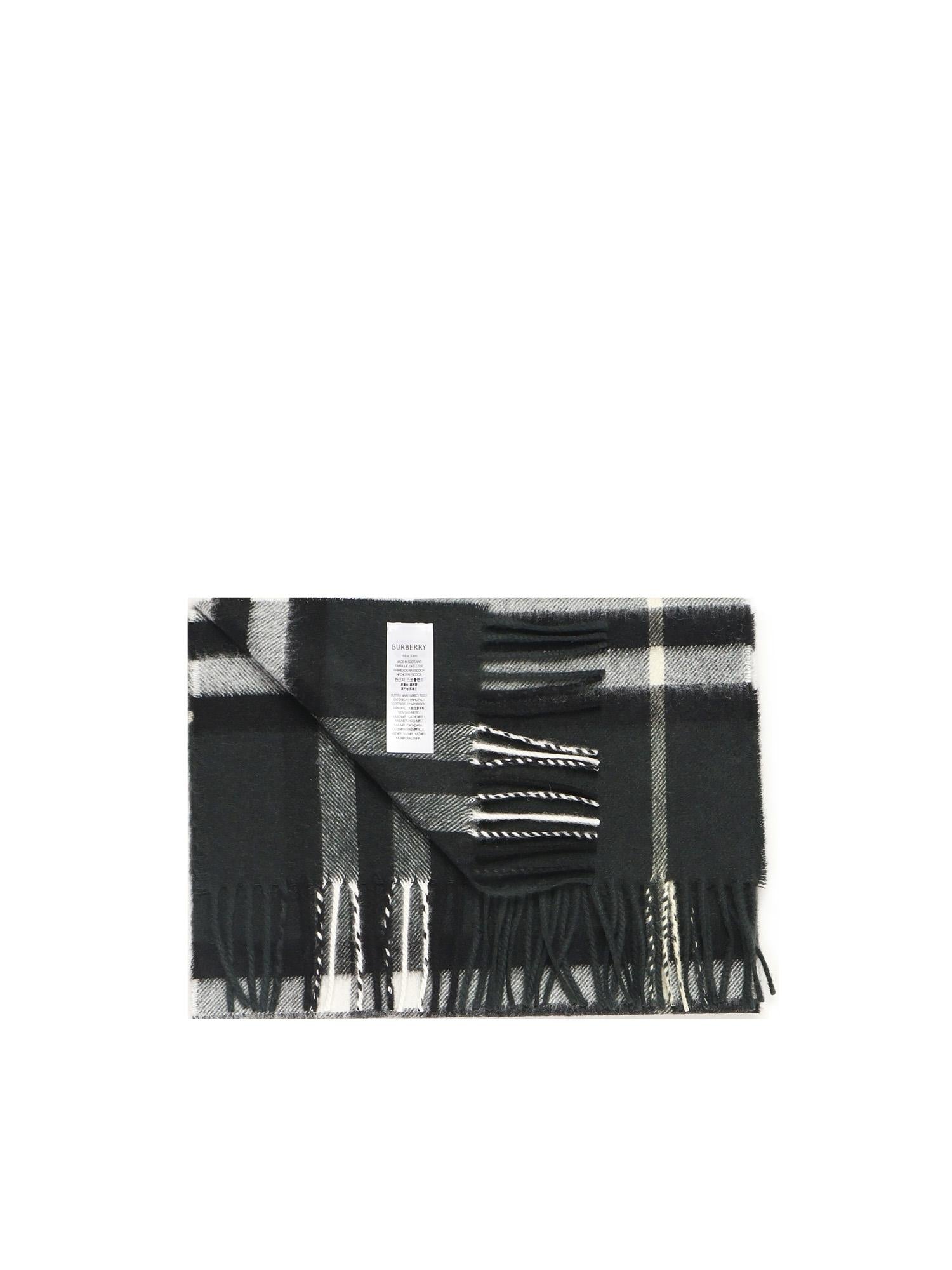 Sciarpa ampia in cashmere Check 8112629 C1221 BURBERRY