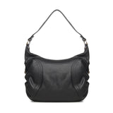 Borsa a spalla Weave in pelle BIBP9E602 NERO BIASIA