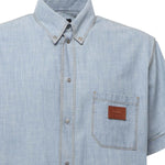 Camicia in chambray con logo FS1321 AUWXF0LQ0 FENDI