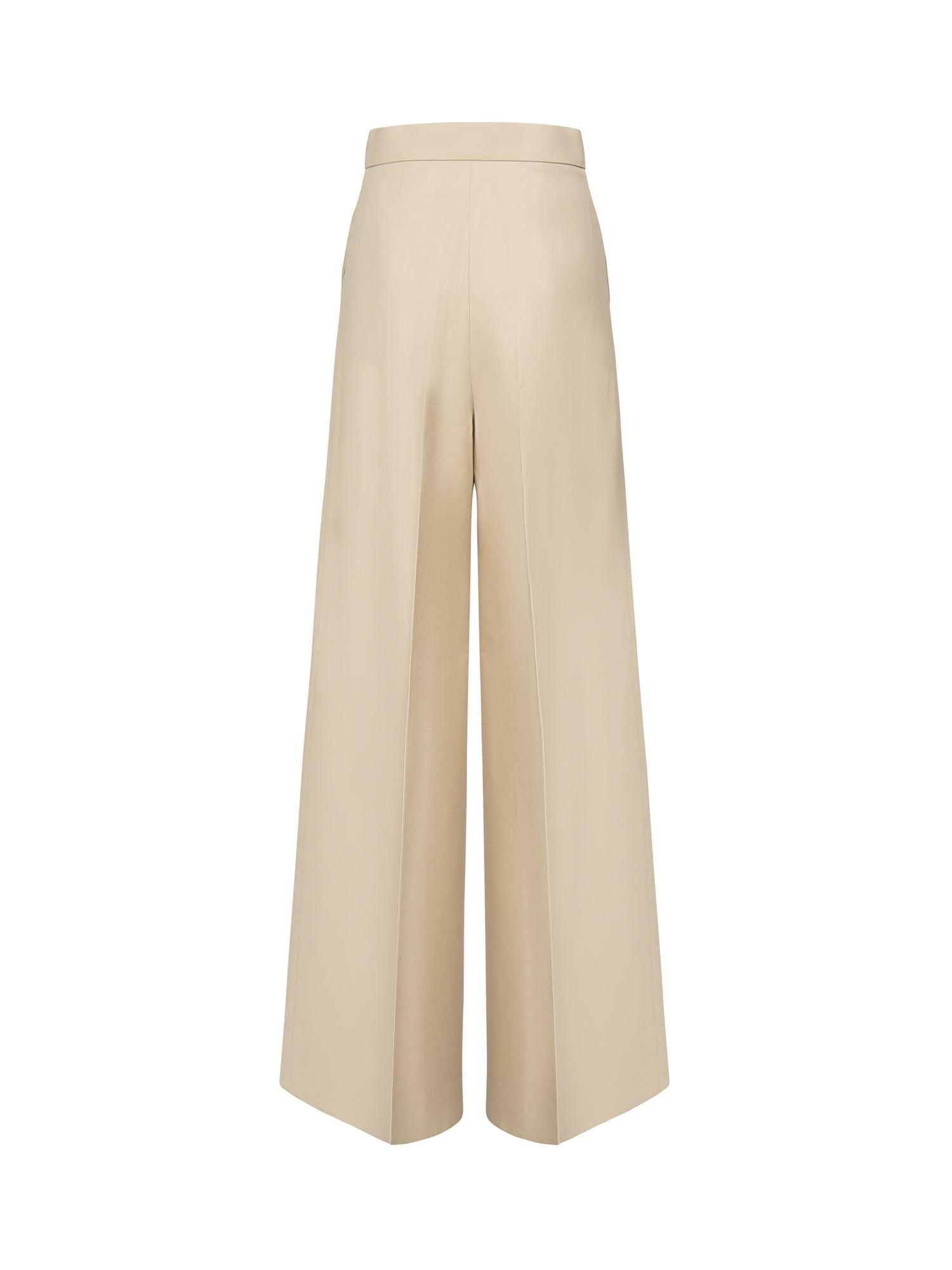 Pantalone ampio in cotone 2521136011600 012 MAX MARA