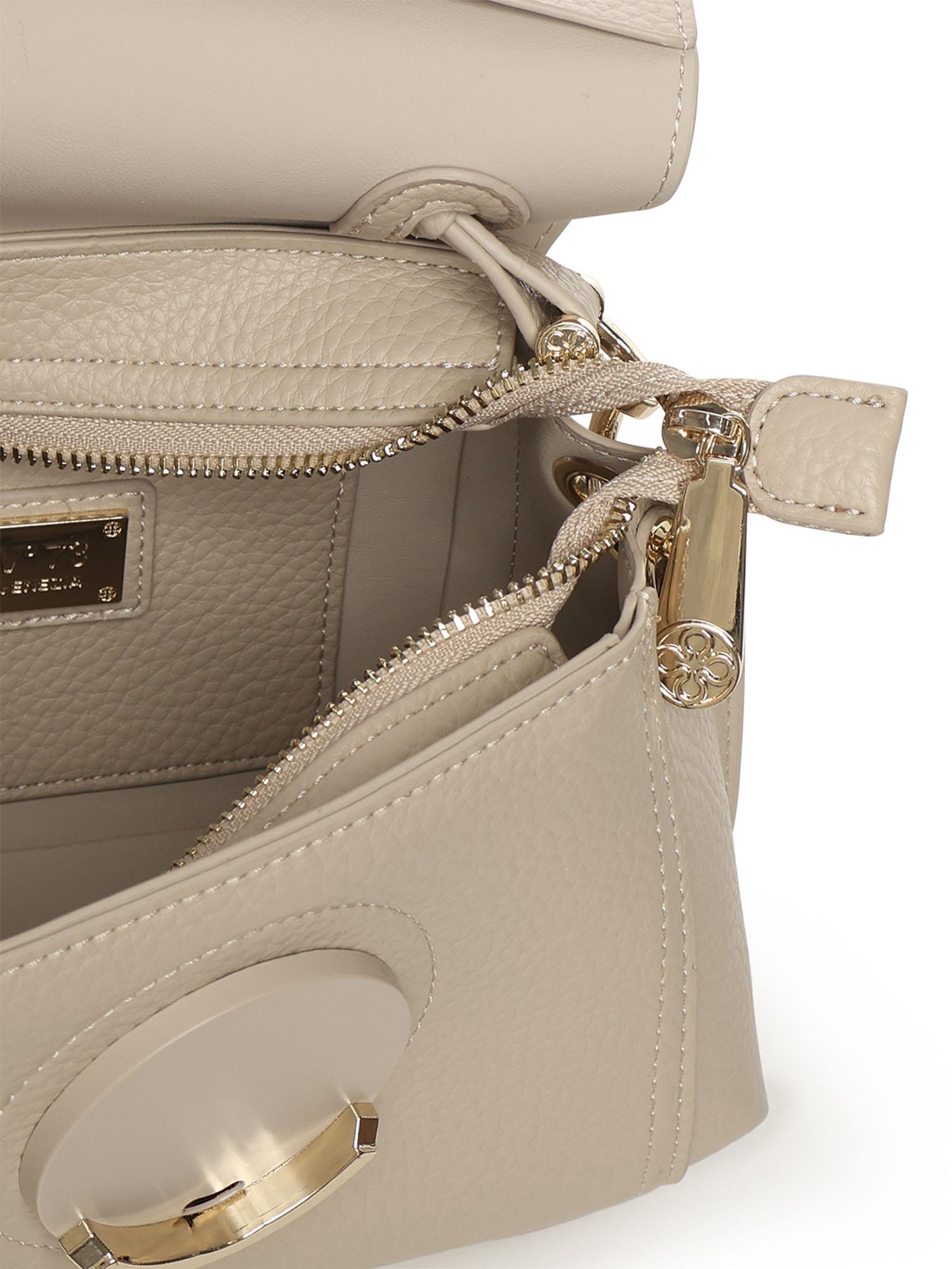 Borsa a mano Federica V small<BR/> 73BS9ER02 FEDERICA VECRU V° 73