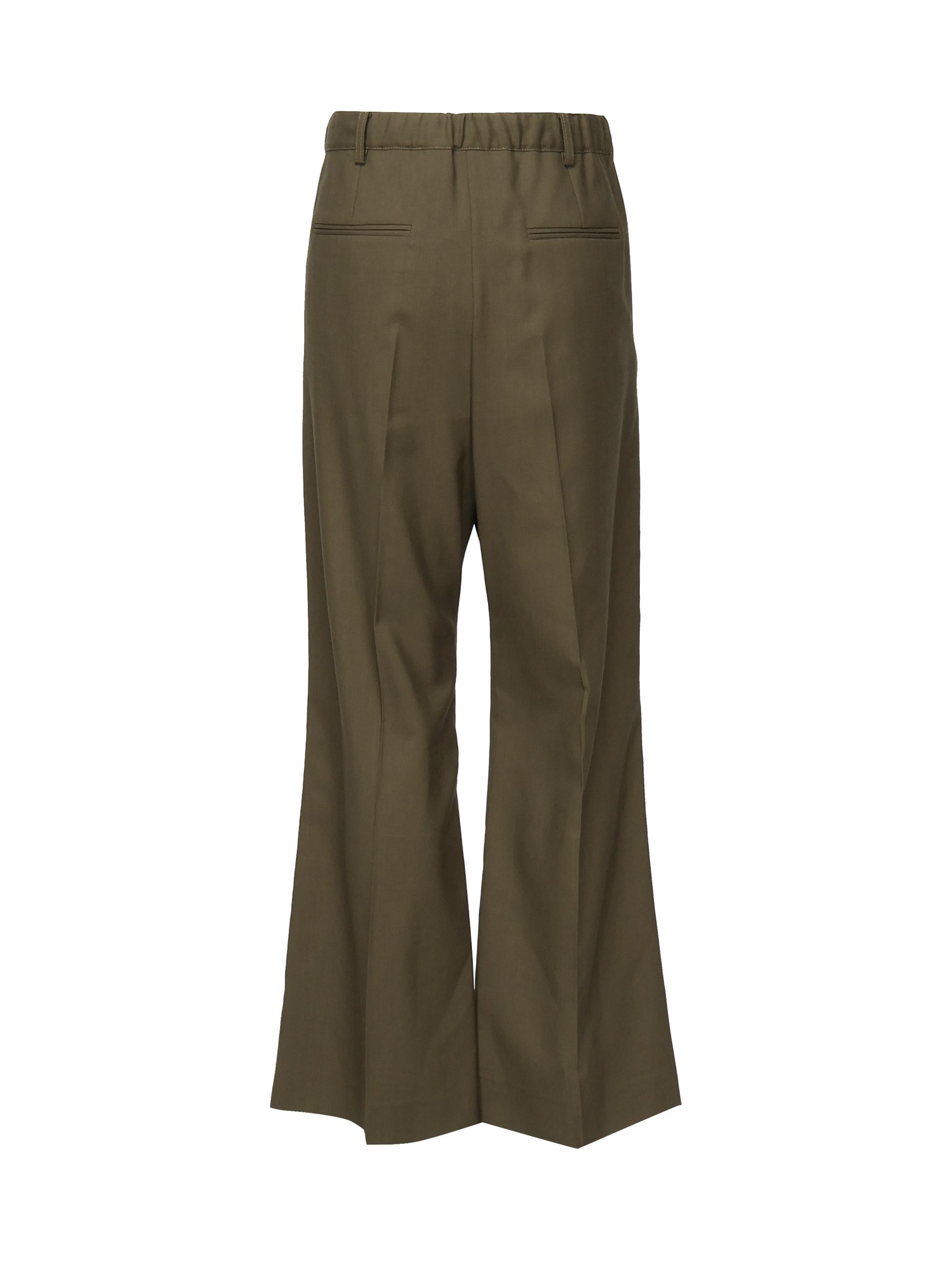 Pantaloni in lana con pieghe PUMU0313U0 T83900V58 MARNI