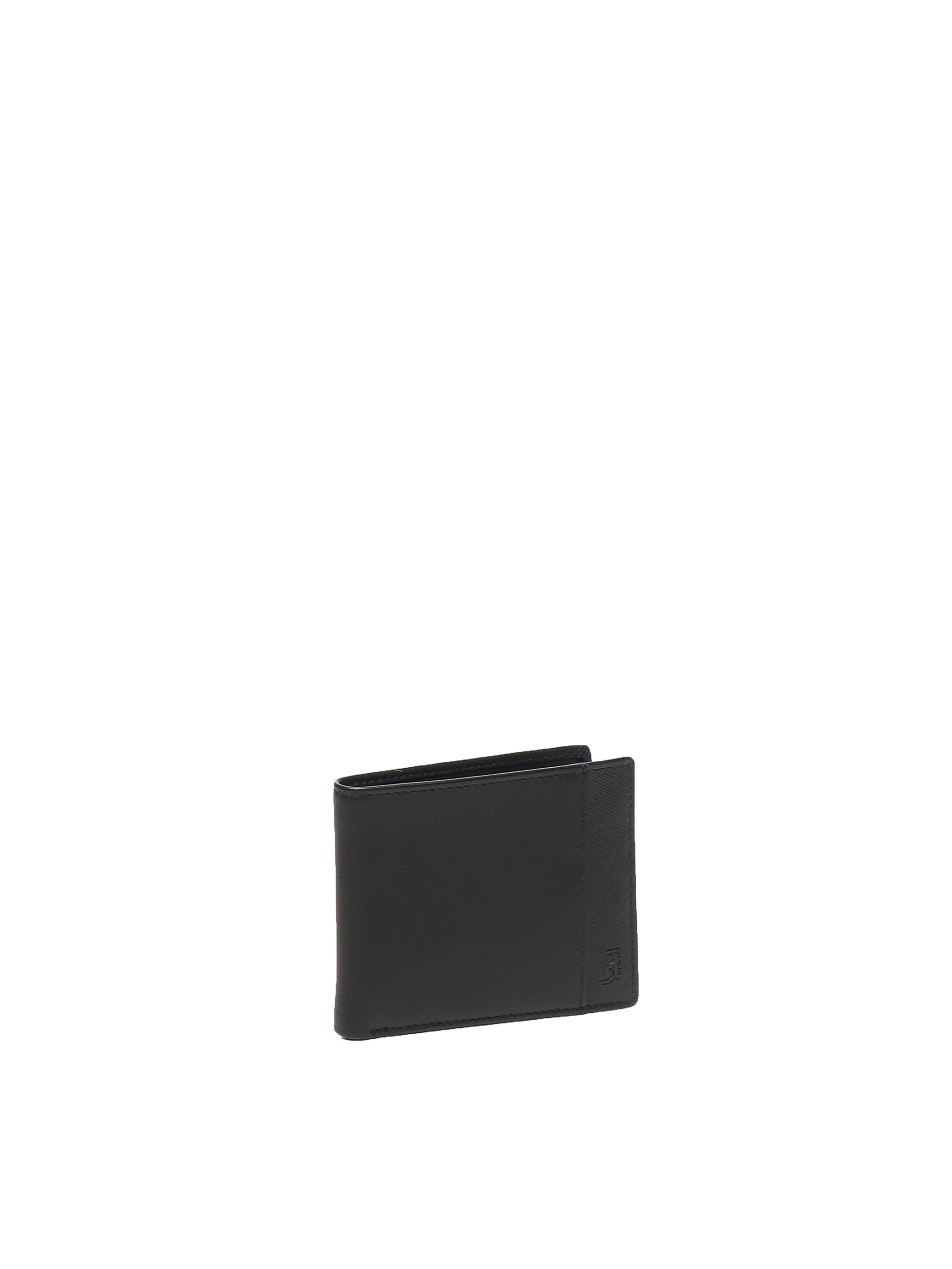 Portafoglio in pelle <BR/> BYPP10A68 BLACK BY BYBLOS