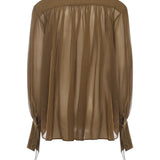 Blusa Julia T180945A TNS038CIGAR THE ANDAMANE