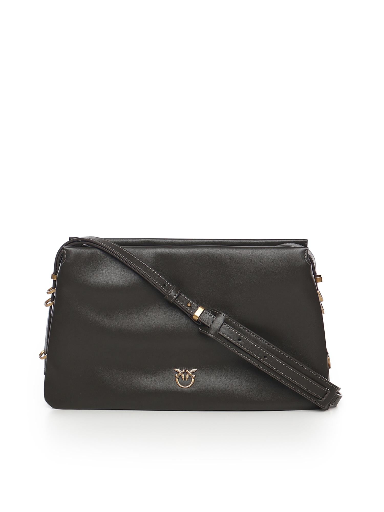 Borsa One, Two, Three Bag in pelle 105161 A0QOK35Q PINKO