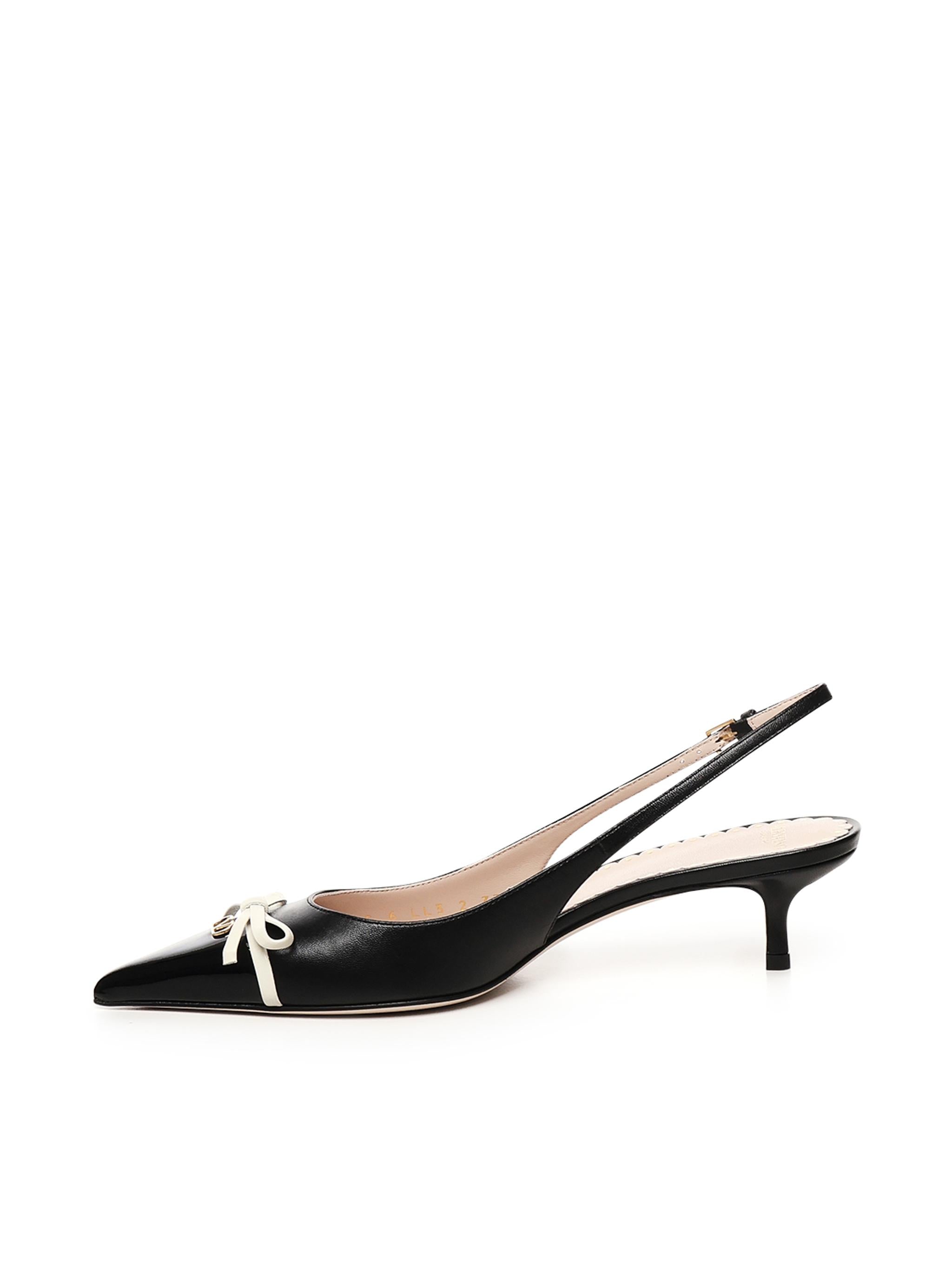 Décolleté Slingback Bow in vernice 6W2S0LL3 DAL790 VALENTINO GARAVANI