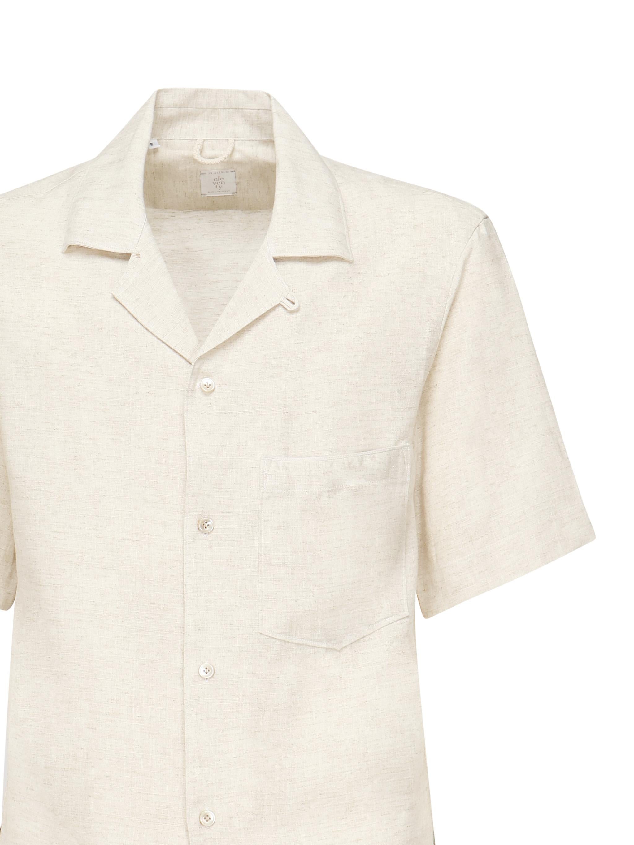 Camicia con collo ampio K75CAMK09TES0K178 02 ELEVENTY