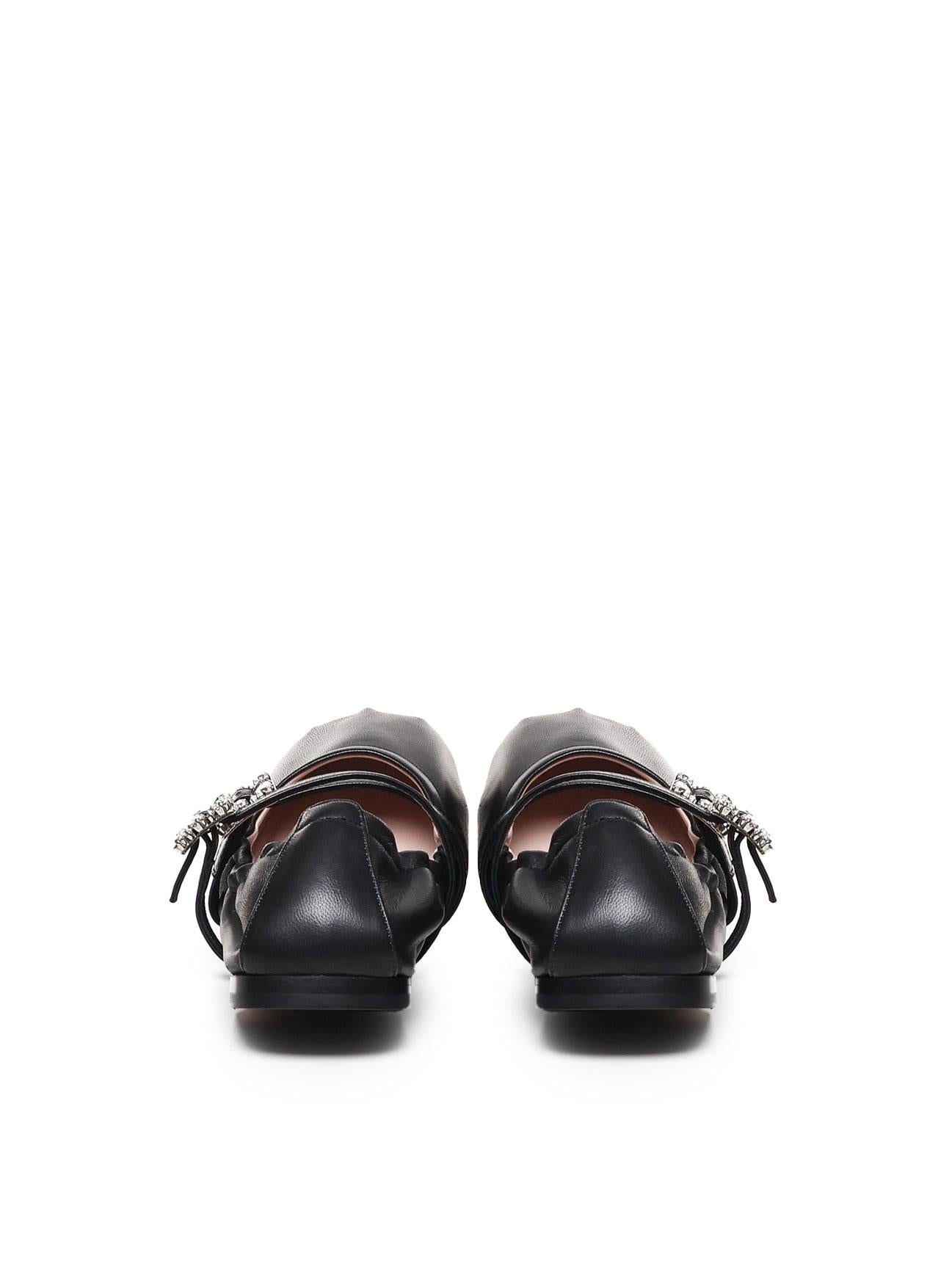 Ballerine con Cinturini in pelle RVW7433907091T B999 ROGER VIVIER