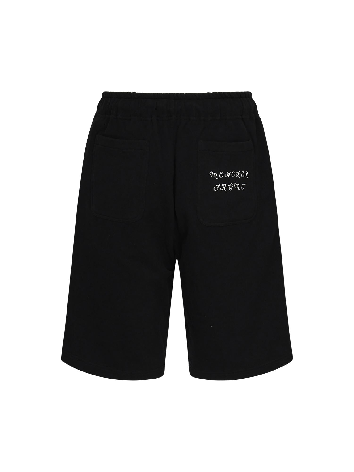Shorts in cotone con logo Moncler x FRGMT K109U8H00001 M5214999 MONCLER