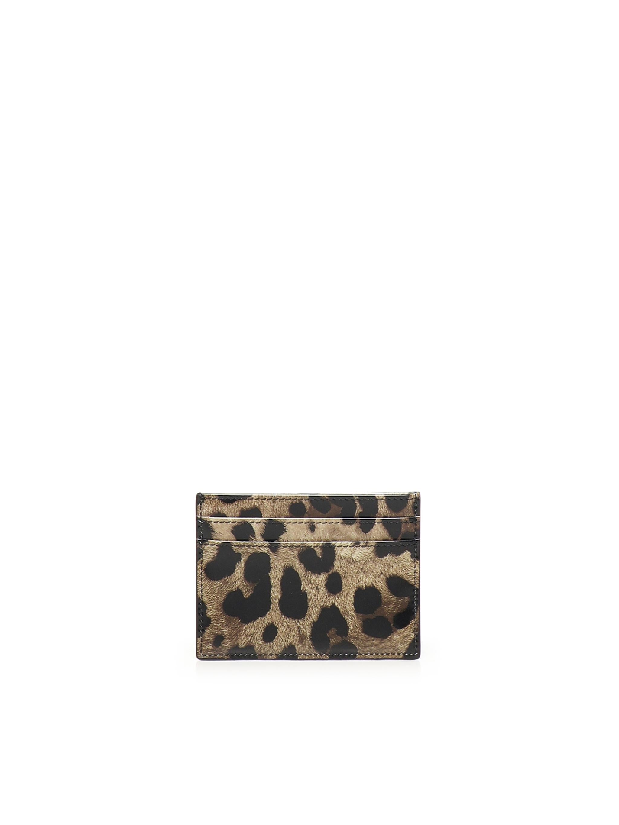Portacarte stampa leo BI0330 AM568HA93M DOLCE & GABBANA