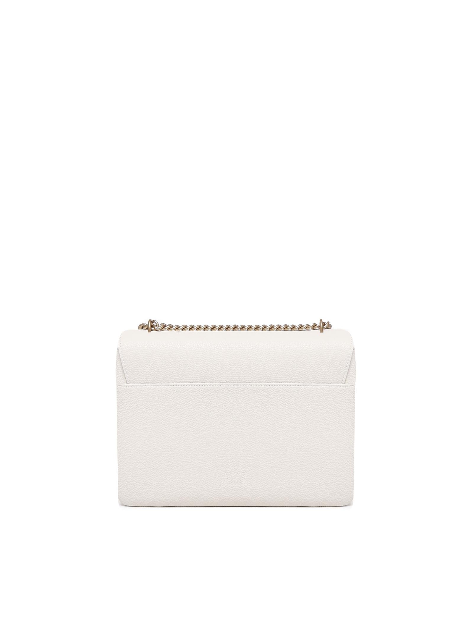 Borsa piccola a tracolla Love Bag in pelle morbida<BR/> 104527 A29QZ14Q PINKO