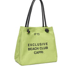 Borsa shooping Beach Club 73BS92701 BEACH CLUBLIME/NERO V° 73