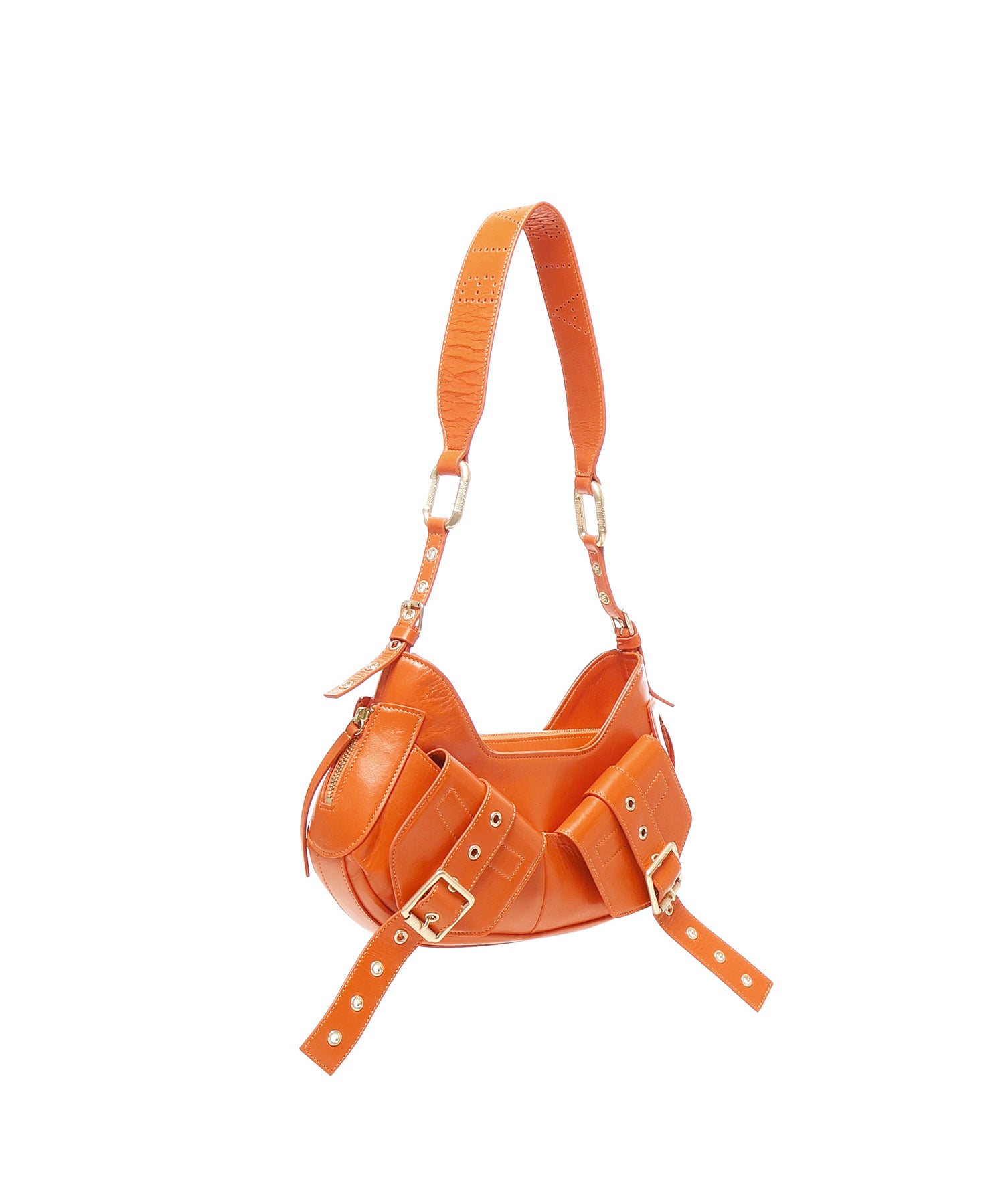 Borsa a spalla Y2K.001 FBBP70001STR -ARANCIO/ORO BIASIA 