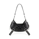 Borsa a spalla Y2K FBBP70001STR -NERO/NIKEL BIASIA 