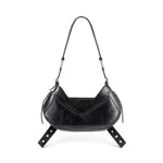 Borsa a spalla Y2K FBBP70001STR -NERO/NIKEL BIASIA 