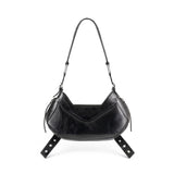 Borsa a spalla Y2K FBBP70001STR -NERO/NIKEL BIASIA 