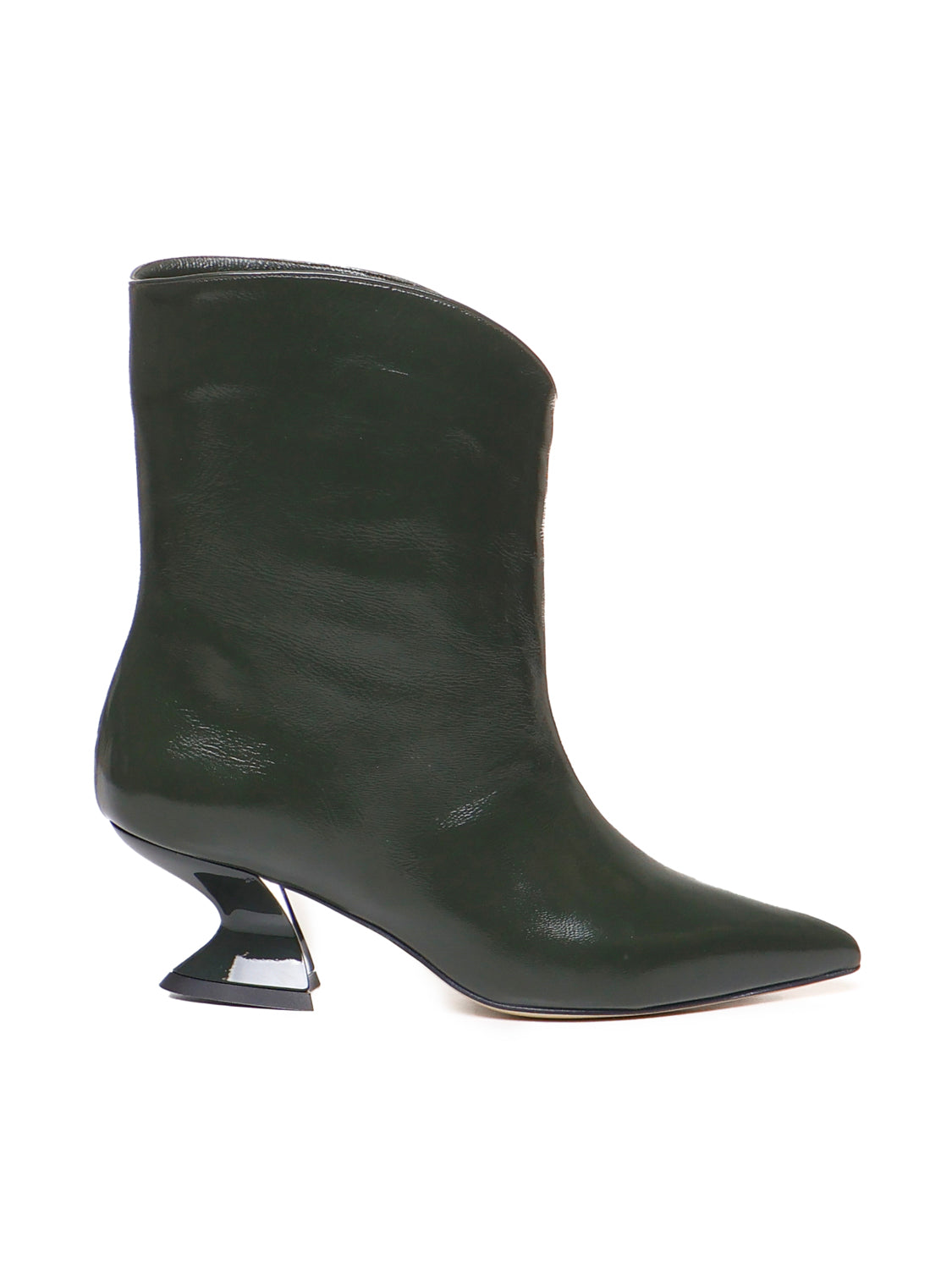 Tronchetto in pelle con tacco basso ELIANE 143 VERLUXVERDE ALCHIMIA 