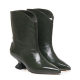 Tronchetto in pelle con tacco basso ELIANE 143 VERLUXVERDE ALCHIMIA 