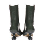 Tronchetto in pelle con tacco basso ELIANE 143 VERLUXVERDE ALCHIMIA 