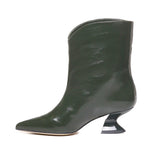 Tronchetto in pelle con tacco basso ELIANE 143 VERLUXVERDE ALCHIMIA 