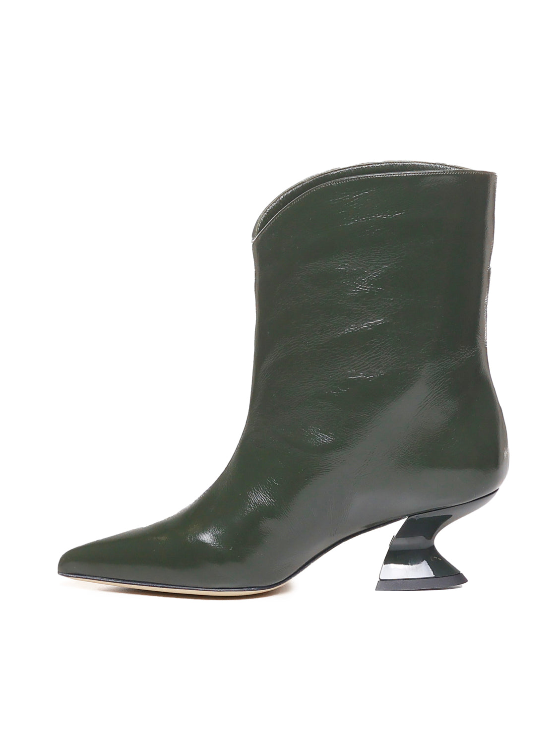 Tronchetto in pelle con tacco basso ELIANE 143 VERLUXVERDE ALCHIMIA 