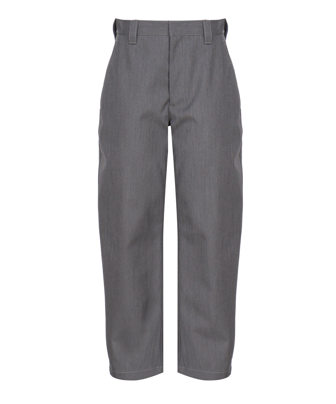 Pantaloni affusolati in lana accoppiata e cotone 769763 V1JO01874 BOTTEGA VENETA 