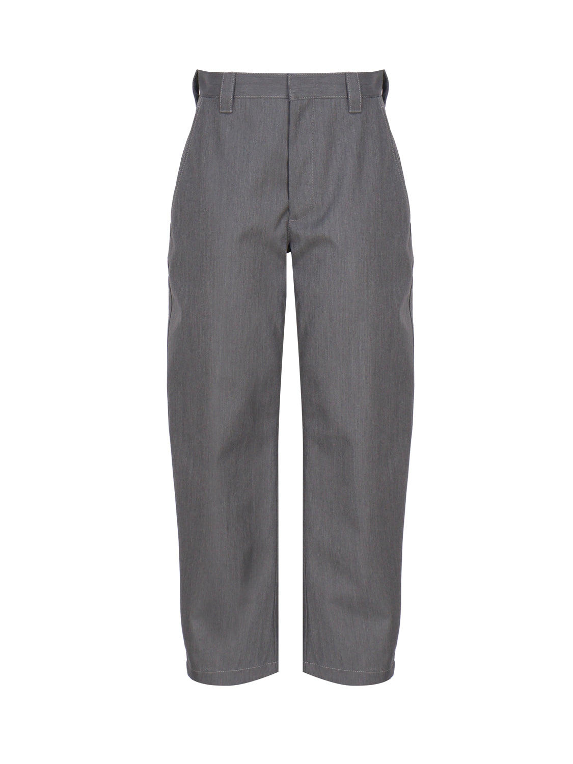 Pantaloni affusolati in lana accoppiata e cotone 769763 V1JO01874 BOTTEGA VENETA 