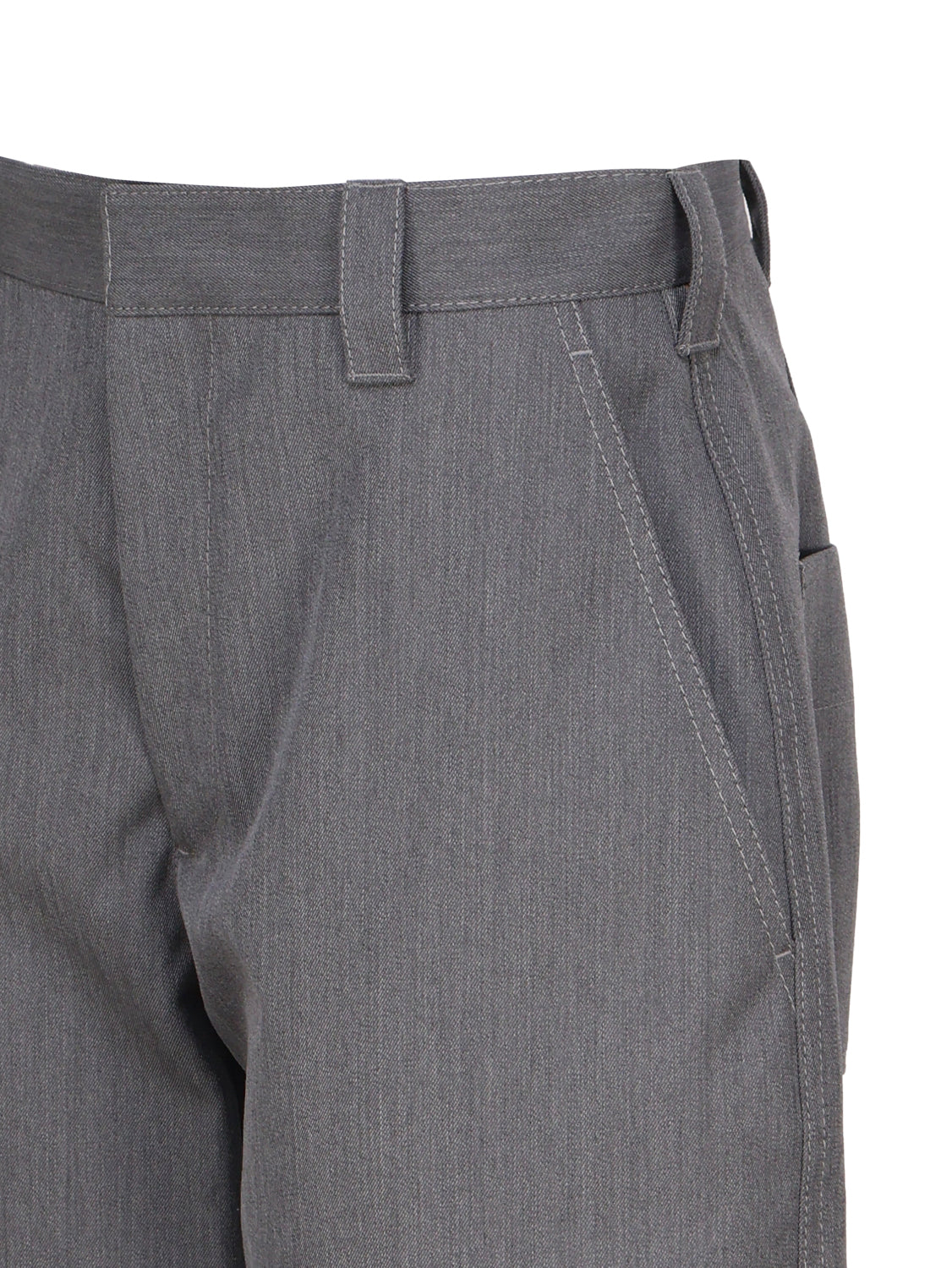 Pantaloni affusolati in lana accoppiata e cotone 769763 V1JO01874 BOTTEGA VENETA 
